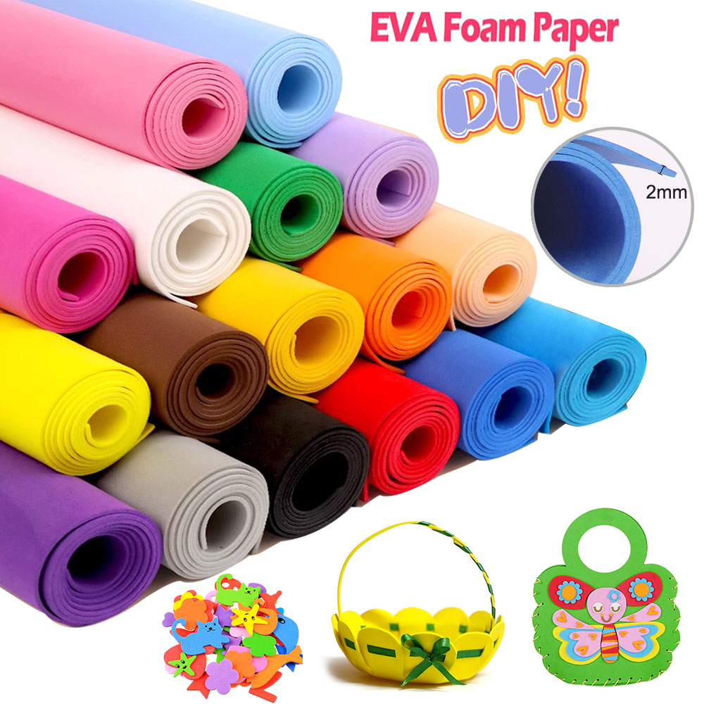 Cosplay Props Eva Foam - Feuilles de mousse EVA colorées épaisses