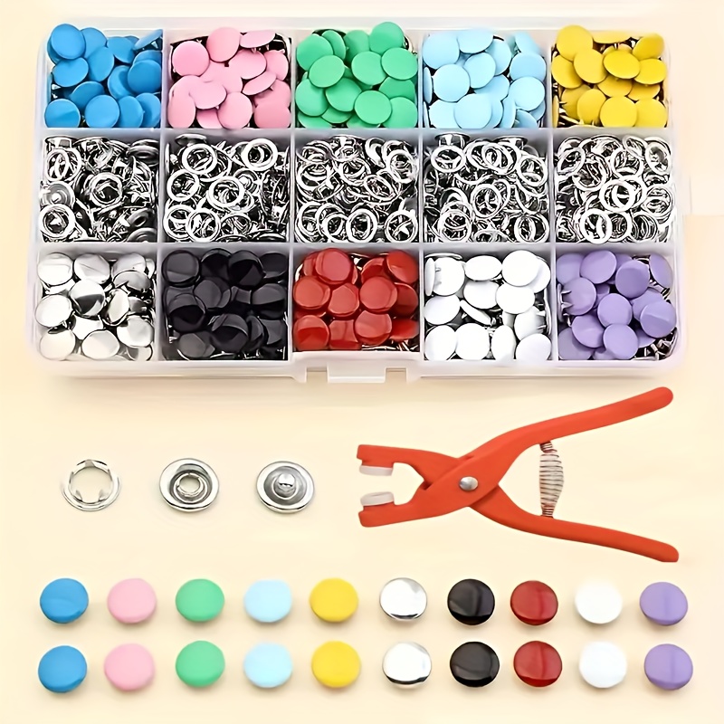 100 boutons de couture métalli - Snap Fastener Set avis et prix