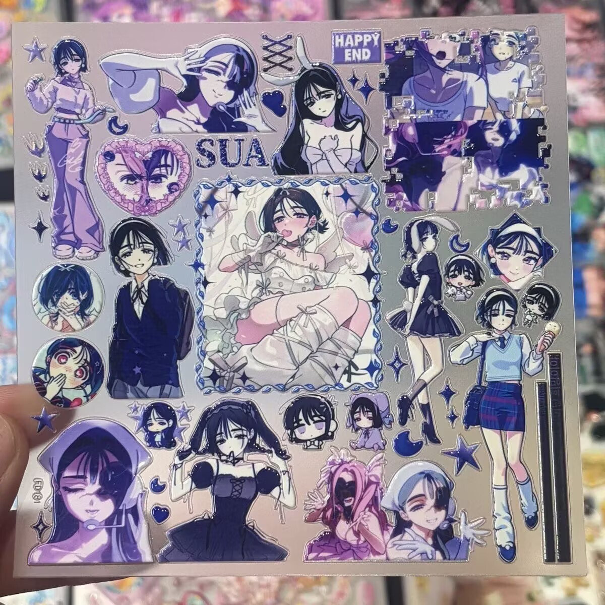 Autocollants 3D en relief MIZI - Cosplay Prop Book avis et prix