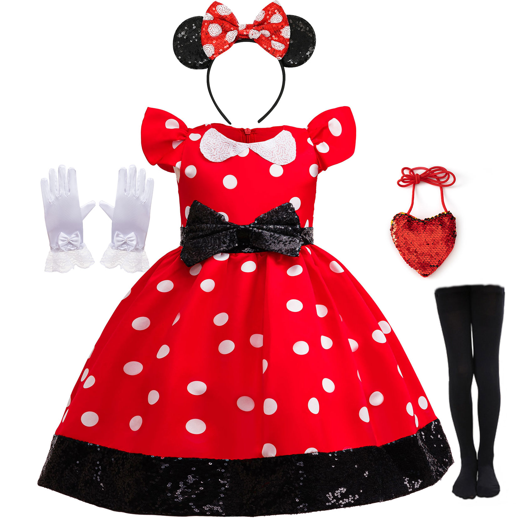 Robe de princesse à pois rouge - Cosplay Prop Bow avis et prix