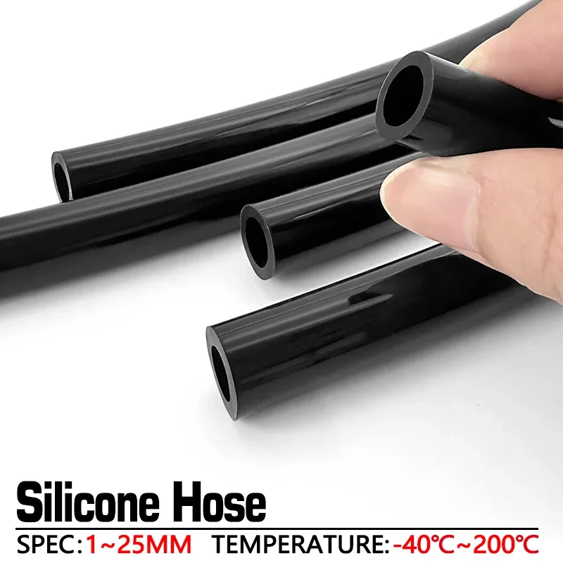 Tuyau en silicone noir de 2M,  - Contact Cement Glue avis et prix